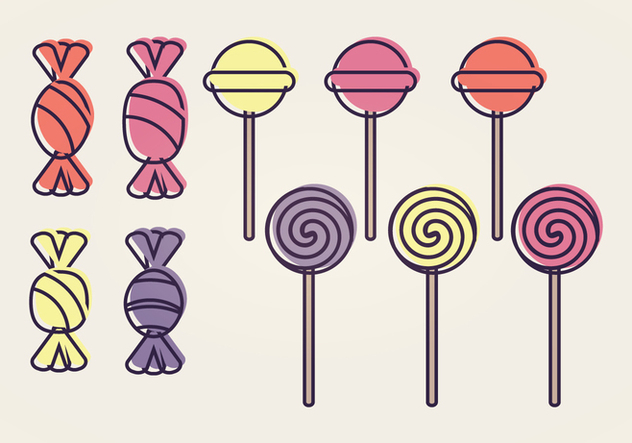 Vector Candy Collection - Free vector #399285