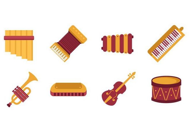 Free Music Instrument Vector - Free vector #400005