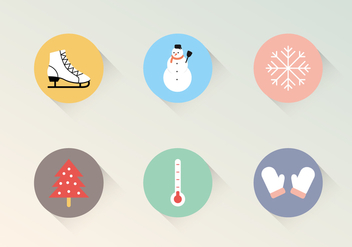 Christmas Vector Icons - Free vector #400485