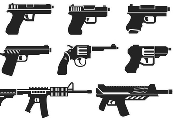 Free Guns Icons Vector - Kostenloses vector #401765