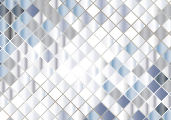 Silver Mozaic Background - vector gratuit #404105 