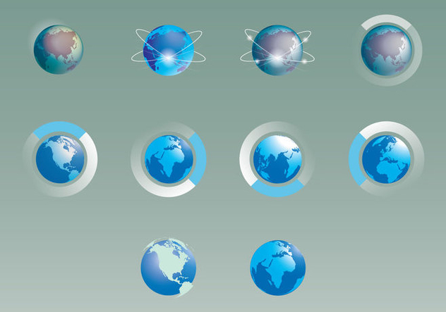 World Map Infographic Icon Set - Free vector #407005