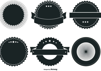 Assorted Badge Shapes Set Free Vector Download Cannypic