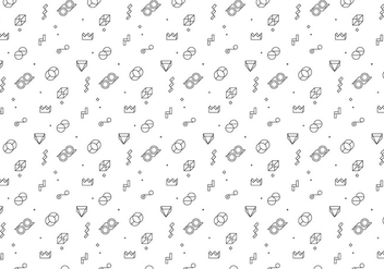 Outline Vector Pattern - Free vector #407425