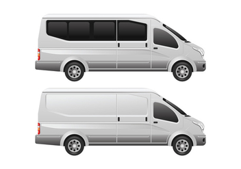 Minibus Vector Template - Free vector #407865