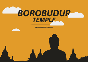 Free Borobudur Temple Vector - бесплатный vector #408135