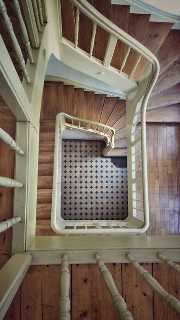 Wooden stairway - Free image #410295
