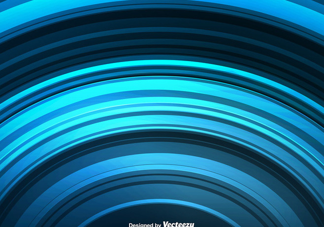 Vector Abstract Blue Rounded Lines - Free vector #413785