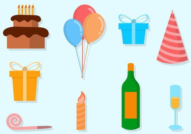 Free Party Vector Icons - Free vector #415355