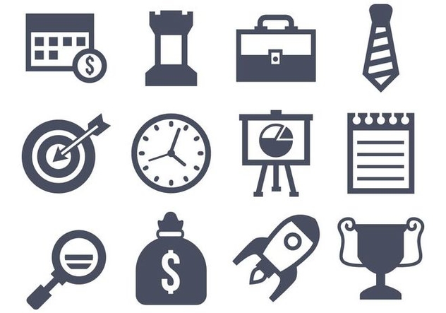 Free Business Icons Vector - Kostenloses vector #419795