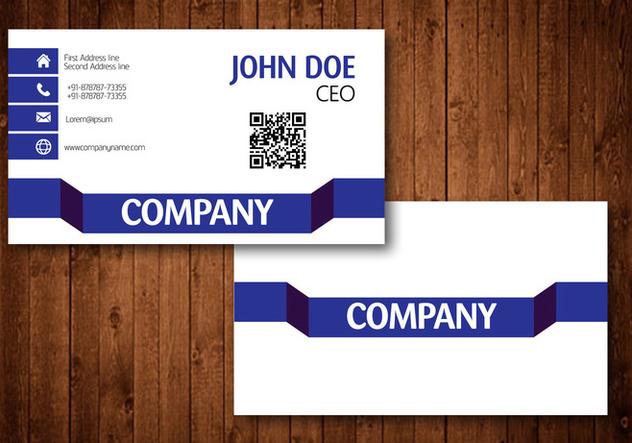 Creative Business Card - Free vector #420975