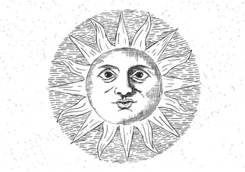 Free Vector Sun Illustration - Kostenloses vector #423715