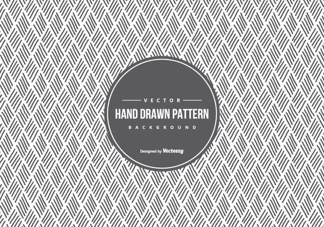 Cute Hand Drawn Pattern Background - vector gratuit #428635 