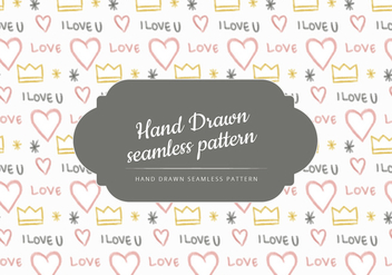 Vector Hand Drawn Seamless Pattern - Free vector #428995