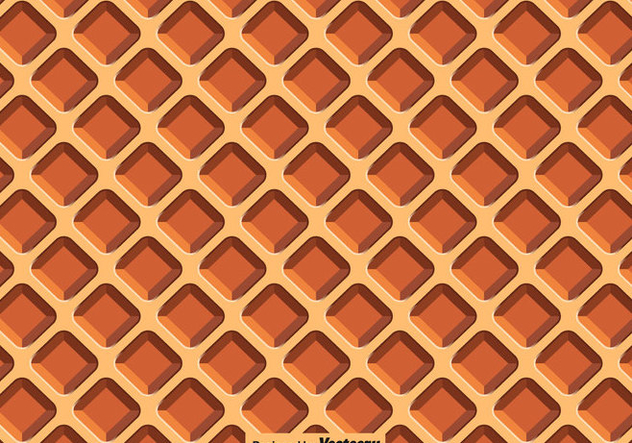 Vector Waffle Close Up Seamless Pattern - Free vector #429525