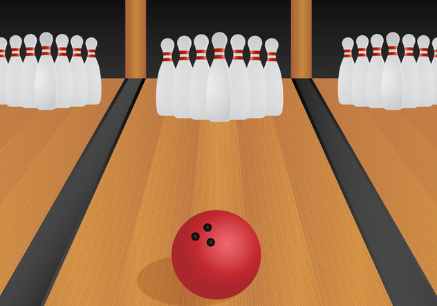 Free Bowling Lane Vector Illustration - Free vector #432335
