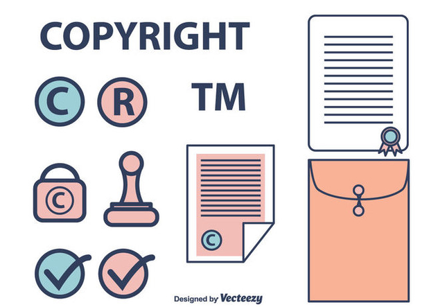 Copyright Icons Set - Free vector #433185