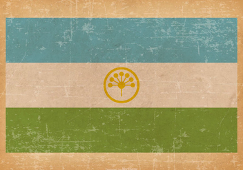 Grunge Flag of Bashkortostan - vector gratuit #434195 