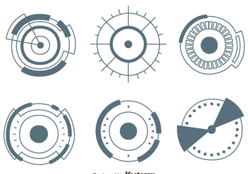 Hud Element Collection Vector - Free vector #435735