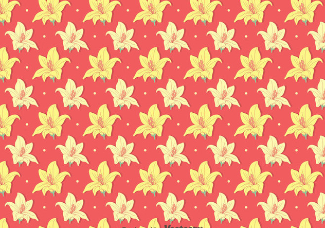 Yellow Rhododendron Flowers Pattern - vector gratuit #437295 