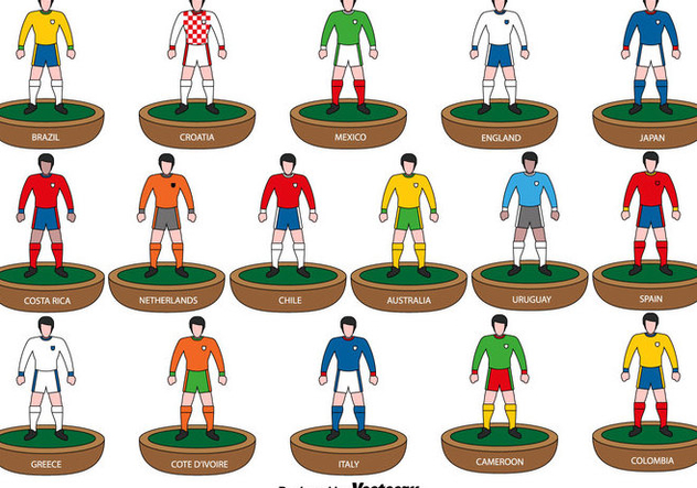 Subbuteo Players icons - Vector - Free vector #437365