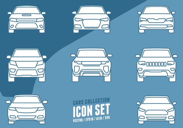 Cars Collection Icons - бесплатный vector #438405
