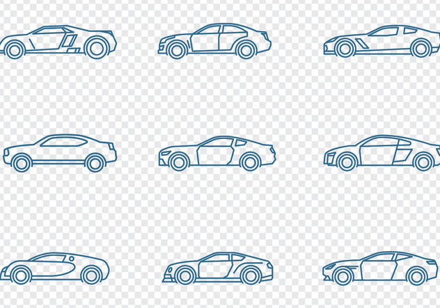 Cars Icons Set - vector #438445 gratis