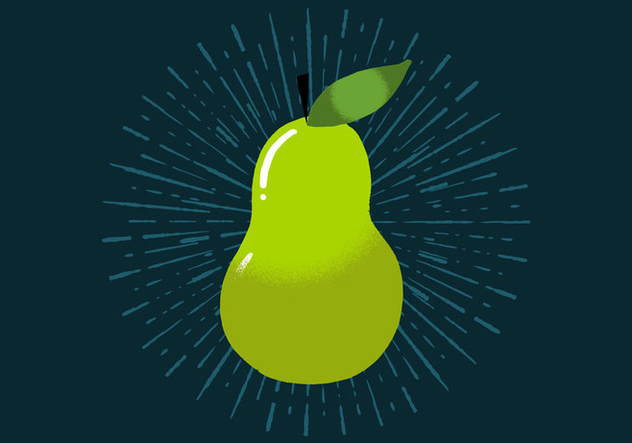 Radiant Pear - vector gratuit #438775 