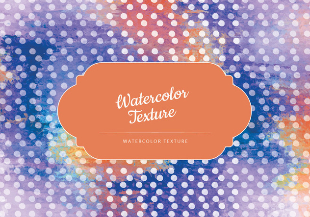 Vector Watercolor Dotted Texture - Free vector #442945