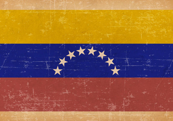 Grunge Flag of Venzuela - vector gratuit #443885 