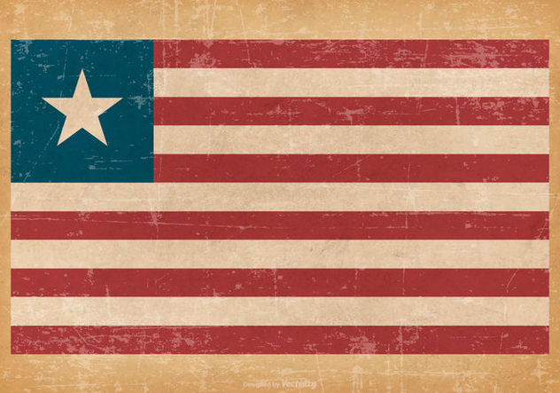 Grunge Flag of Liberia - бесплатный vector #445205