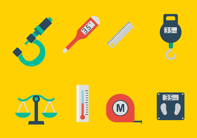 Measuring Tools Icons Vector - Free vector #445235