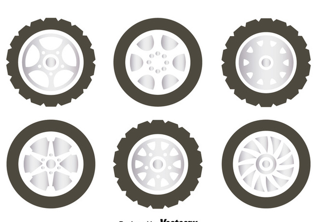 Alloy Wheels Collection Vector - бесплатный vector #445805