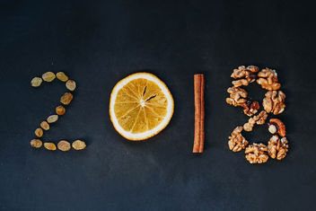 New Year concept. 2018 written with different ingredients.jpg - image #450735 gratis