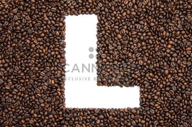 Alphabet of coffee beans - image gratuit #451905 