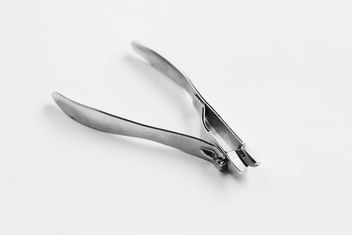 Nail clippers on white background - image gratuit #453225 