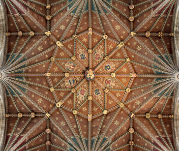 Peterborough Cathedral Central Tower Ceiling - image #469035 gratis