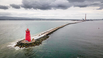 Poolbeg Lighthouse - Dublin, Ireland - бесплатный image #477145