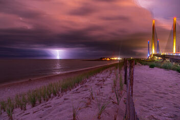 Delaware Seashore Lightning Strike - image gratuit #500715 
